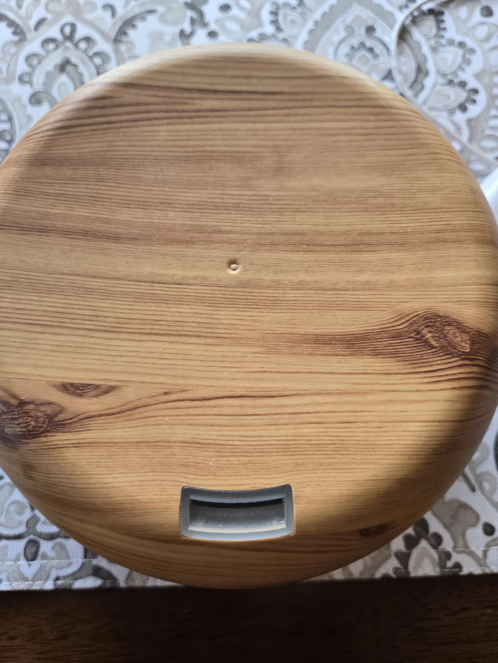 Wood-Tone Ultrasonic Diffuser — Natural Brown Finish